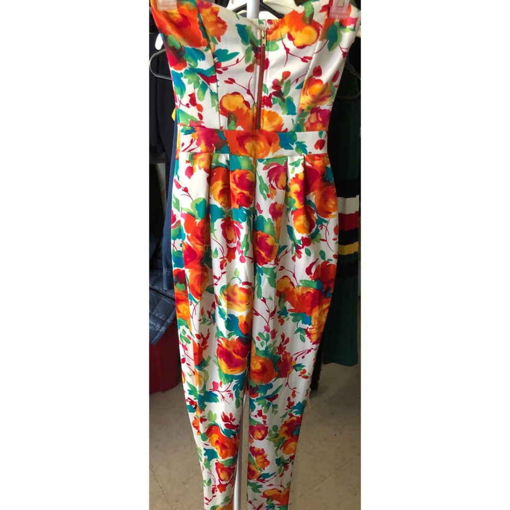 MULTI FLORAL JUMPSUIT